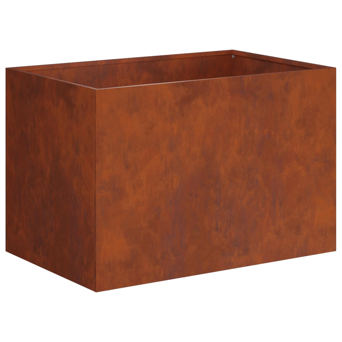 Vidaxl plantenbak 2 st roestkleurig 50 x 40 x 40 cm weervast staal