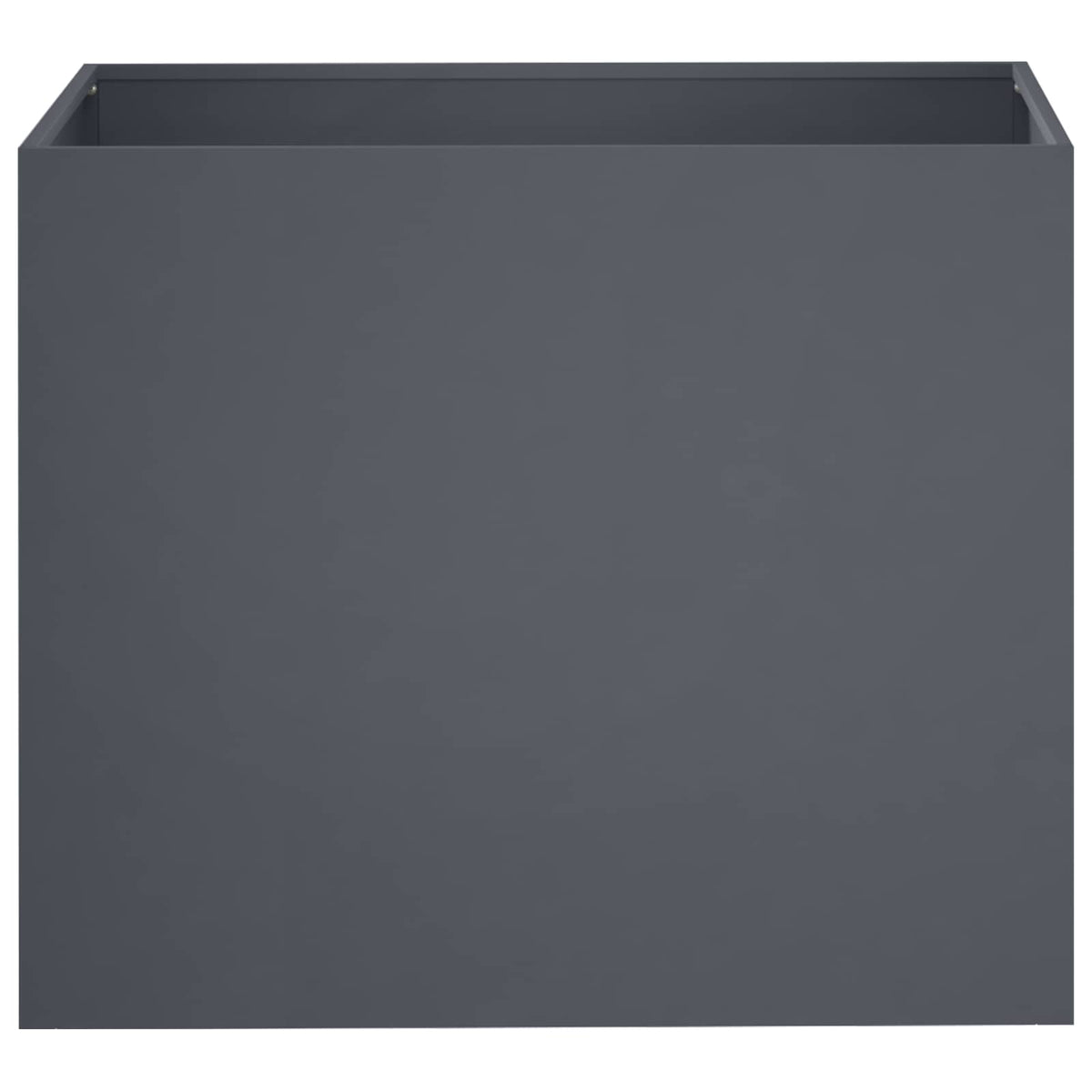 Vidaxl plantenbak antraciet 50 x 40 x 50 cm koudgewalst staal