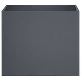 Vidaxl plantenbak antraciet 50 x 40 x 50 cm koudgewalst staal