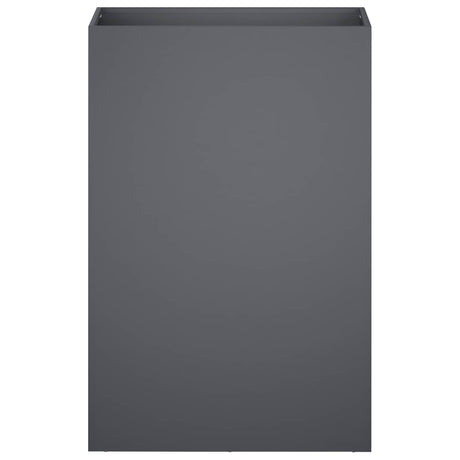 Vidaxl plantenbak antraciet 50 x 40 x 75 cm koudgewalst staal