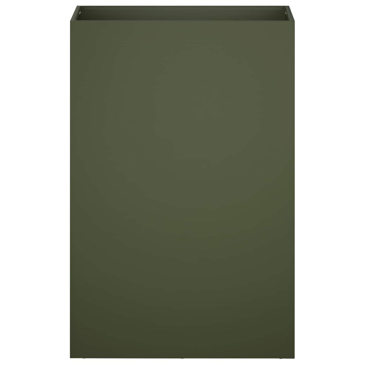 Vidaxl plantenbak olijfgroen 50 x 40 x 75 cm koudgewalst staal