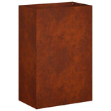 Vidaxl plantenbak roestkleurig 50 x 40 x 75 cm weervast staal