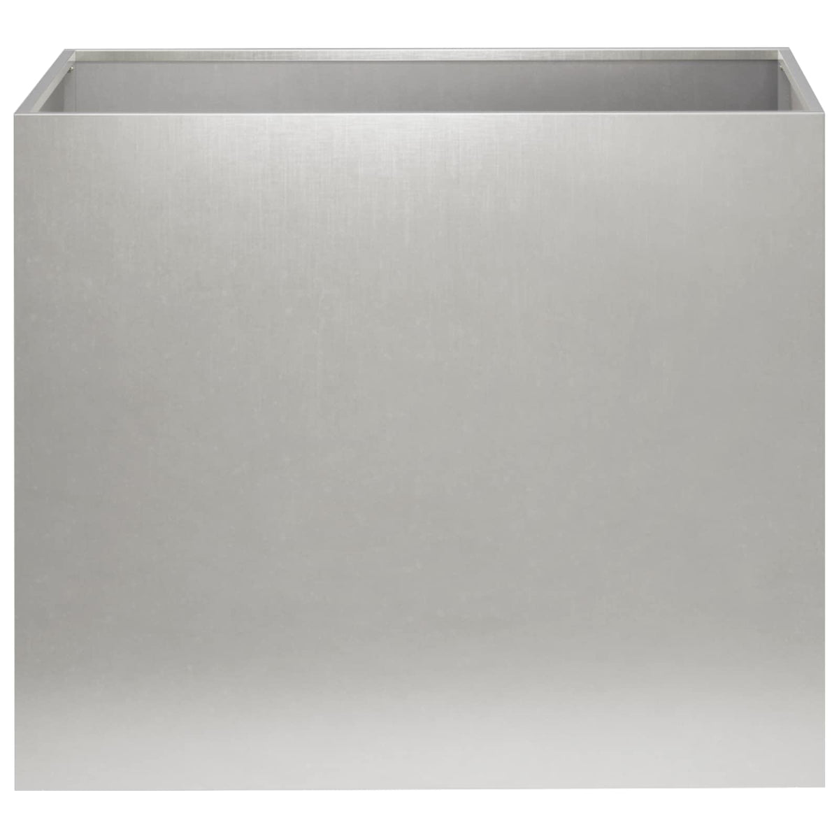 Vidaxl plantenbak zilver 60 x 40 x 50 cm roestvrij staal