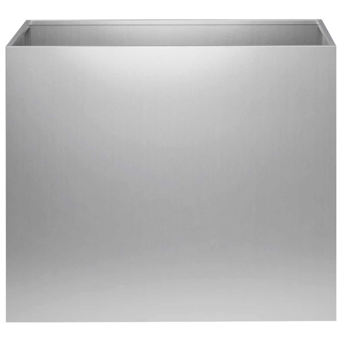 Vidaxl plantenbak zilver 60 x 40 x 50 cm gegalvaniseerd staal