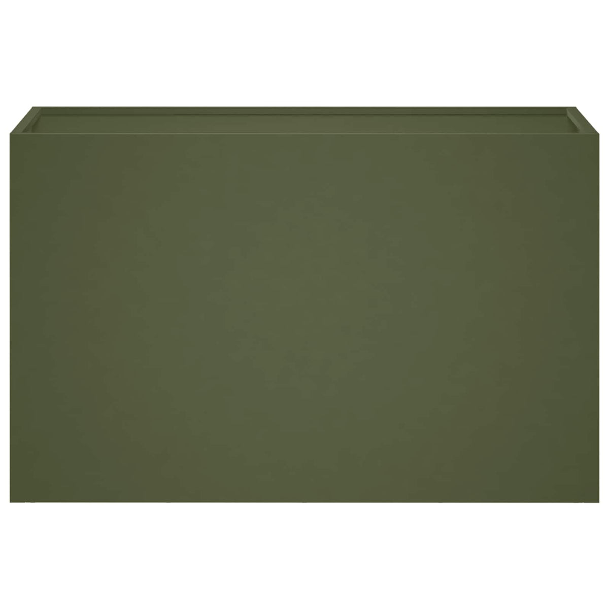 Vidaxl plantenbak olijfgroen 80 x 40 x 50 cm koudgewalst staal