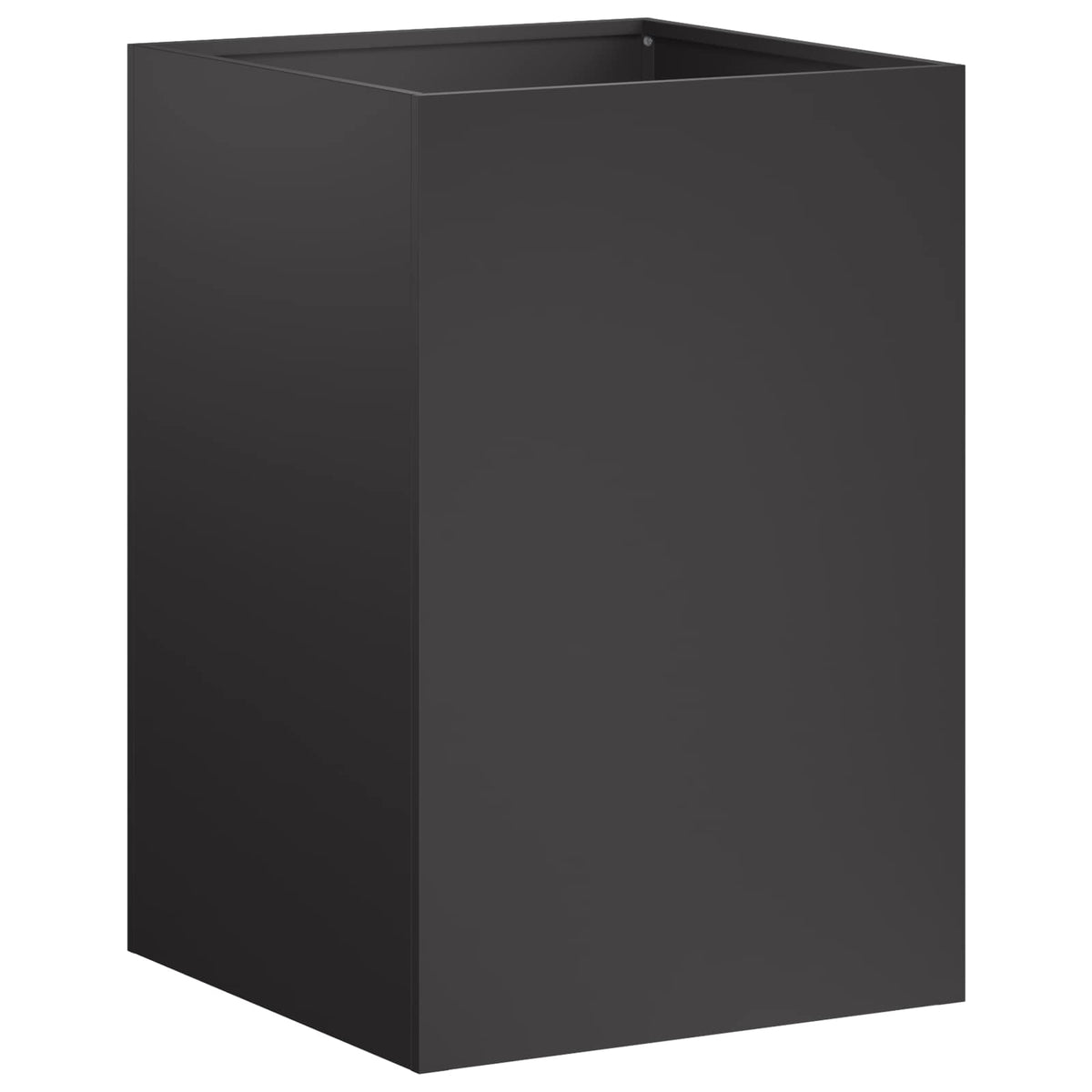 Vidaxl plantenbak zwart 40 x 40 x 60 cm koudgewalst staal