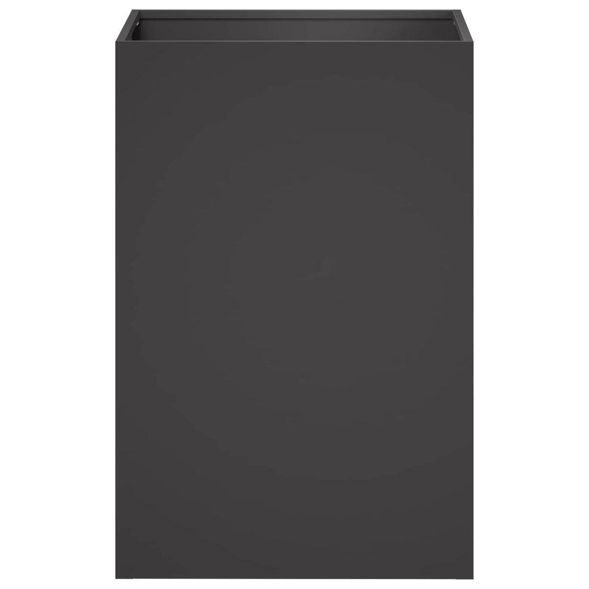 Vidaxl plantenbak zwart 40 x 40 x 60 cm koudgewalst staal