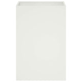 Vidaxl plantenbak wit 40 x 40 x 60 cm koudgewalst staal
