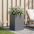 Vidaxl plantenbak antraciet 40 x 40 x 60 cm koudgewalst staal