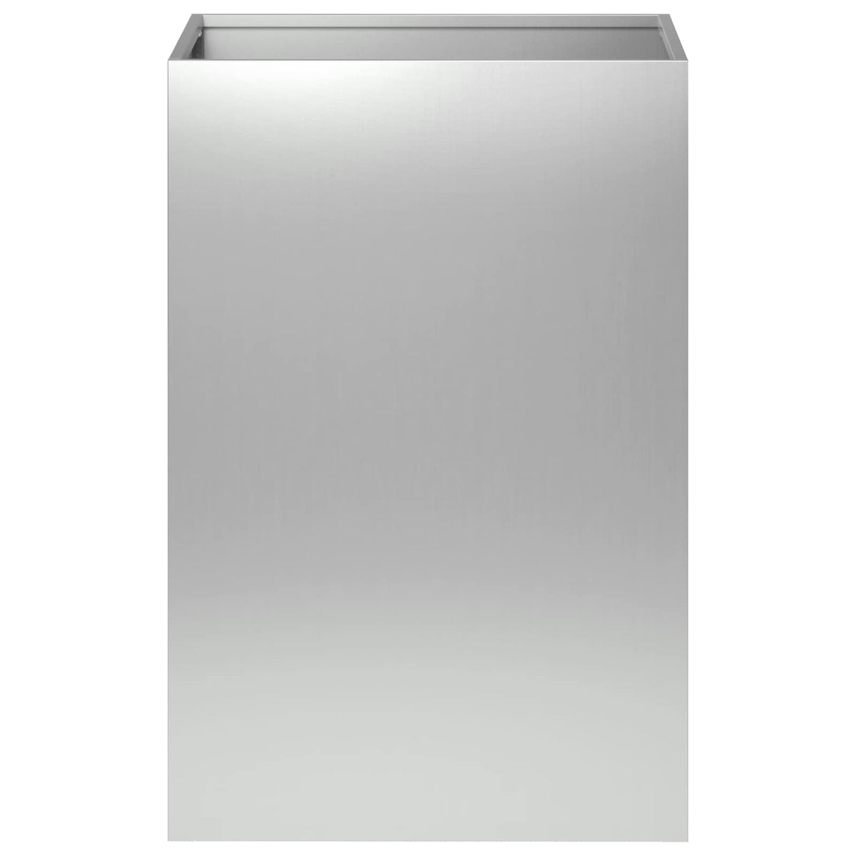 Vidaxl plantenbak zilver 40 x 40 x 60 cm gegalvaniseerd staal