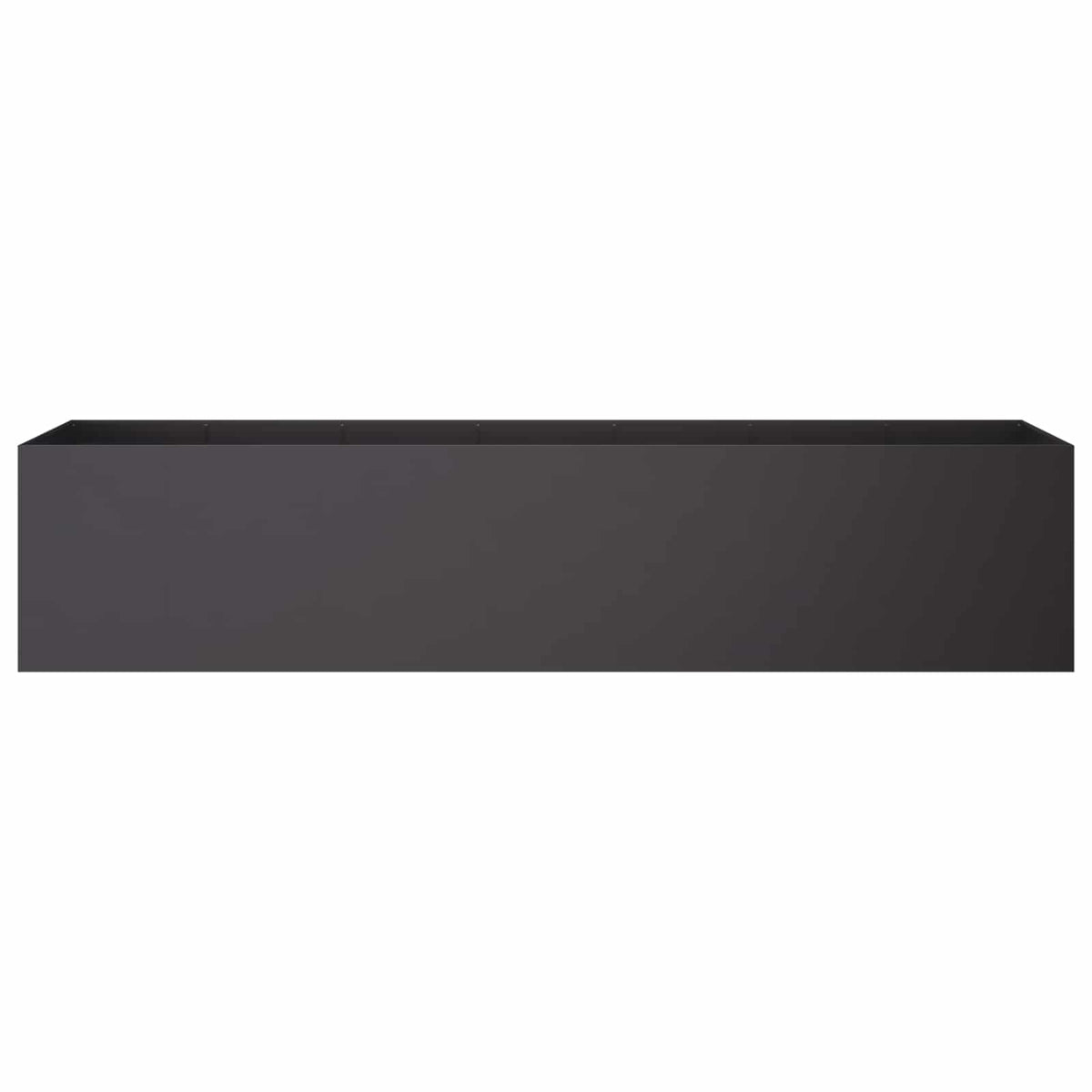 Vidaxl plantenbak zwart 280 x 40 x 60 cm koudgewalst staal