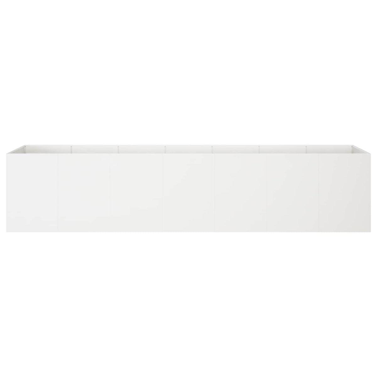 Vidaxl plantenbak wit 280 x 40 x 60 cm koudgewalst staal