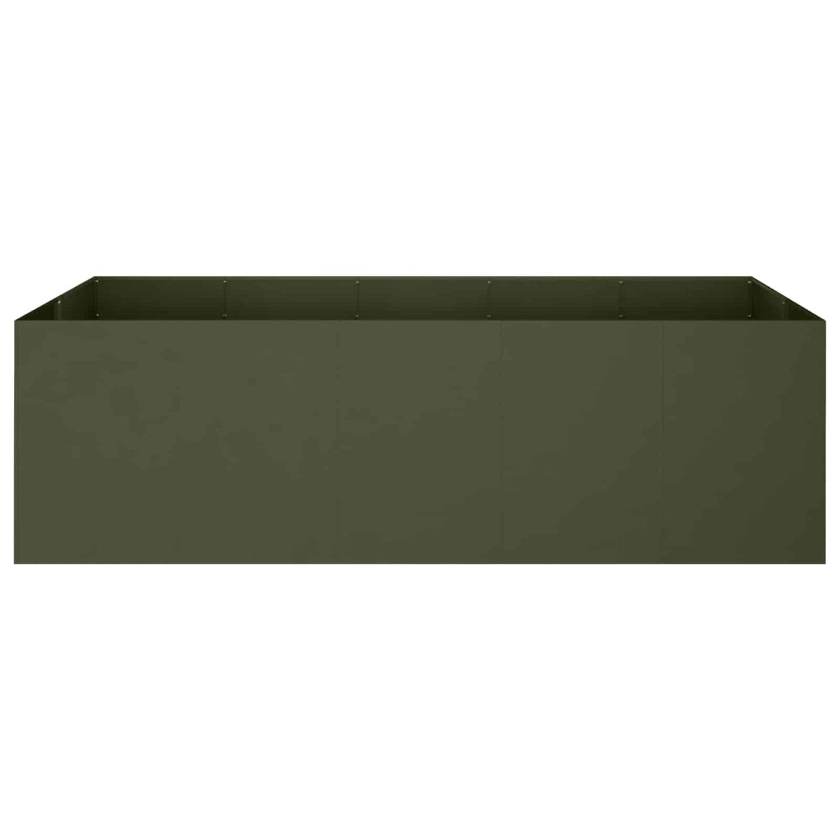 Vidaxl plantenbak olijfgroen 200 x 80 x 60 cm koudgewalst staal