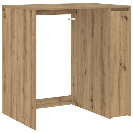 Vidaxl wasmachinekast artisanaal eiken 87 x 60 x 89 cm bewerkt hout