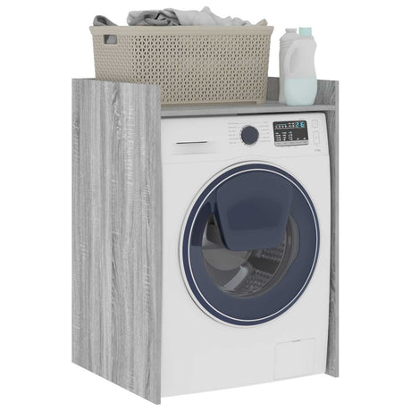 Vidaxl wasmachinekast grijs sonoma 67,5 x 62 x 97 cm bewerkt hout