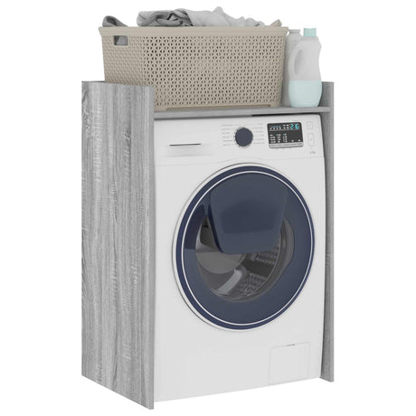 Vidaxl wasmachinekast grijs sonoma 67,5 x 48 x 97 cm bewerkt hout