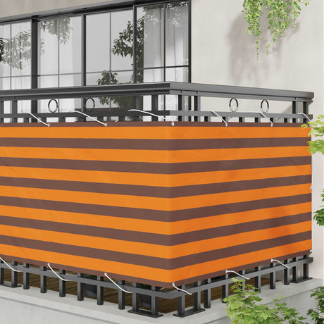 Vidaxl balkon scherm rechthoekig 100 x 500 cm oxford stof