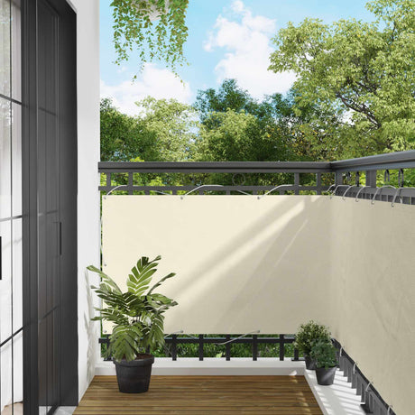 Vidaxl balkon scherm 90 x 200 cm pu gecoat oxford alu rechthoekig
