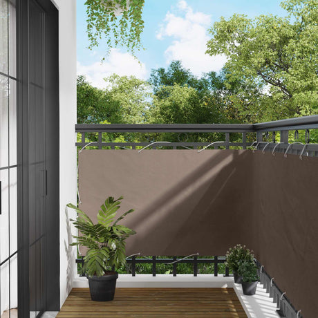 Vidaxl balkon scherm 90 x 200 cm pu gecoat oxford alu rechthoekig