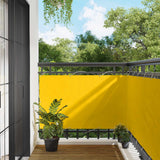 Vidaxl balkon scherm rechthoekig 100 x 400 cm oxford stof geel