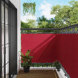 Vidaxl balkon scherm rechthoekig 110 x 1000 cm oxford stof rood