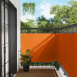 Vidaxl balkon scherm 110 x 200 cm oxford stof rechthoekig oranje