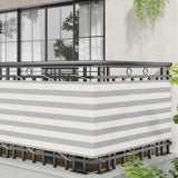 Vidaxl balkon scherm 75 x 1000 cm oxford stof rechthoekig