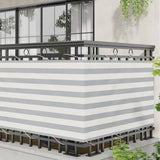 Vidaxl balkon scherm 100 x 500 cm oxford stof rechthoekig