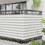 Vidaxl balkon scherm 110 x 300 cm oxford stof rechthoekig