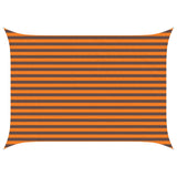 Vidaxl zonneschaduwzeil oranje en bruin 2,5 x 3,5 m