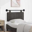 Vidaxl hangend hoofdbord zwart antiek pu