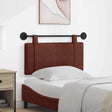 Vidaxl hangend hoofdbord glanzend bruin antiek pu