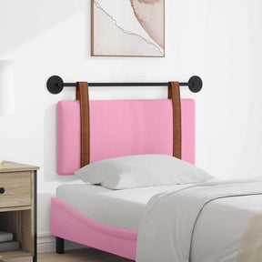 Vidaxl hangend hoofdbord roze antiek pu
