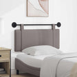 Vidaxl hangend hoofdbord taupe stof