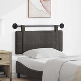 Vidaxl hangend hoofdbord zwart antiek pu