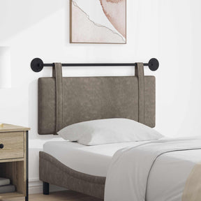 Vidaxl hangend hoofdbord grijs antiek pu