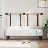 Vidaxl hangend hoofdeinde wandgemonteerd wit 150 x 55 x 5 cm antiek pu