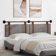 Vidaxl hangend hoofdbord taupe antiek pu