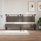 Vidaxl hangend hoofdbord grijs antiek pu