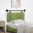 Vidaxl hangend hoofdbord lichtgroen fluweel