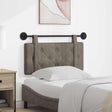 Vidaxl hangend hoofdbord grijs antiek pu