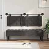 Vidaxl hangend hoofdbord antiek pu