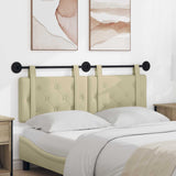 Vidaxl hangend hoofdbord crème kunstleer