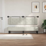 Vidaxl hangend hoofdbord crème fluweel
