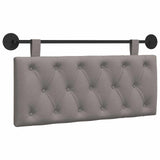 Vidaxl hangend hoofdbord taupe stof