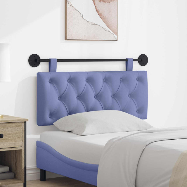 Vidaxl hangend hoofdbord jeans blauw stof