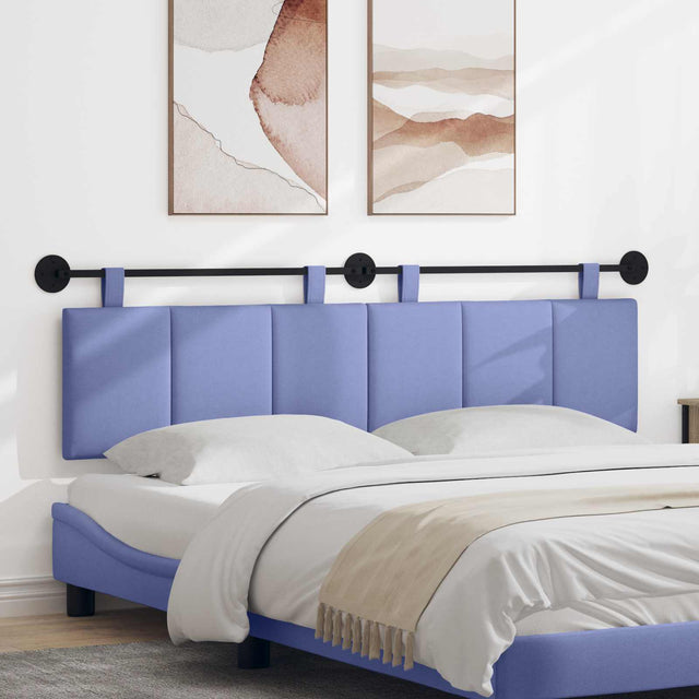 Vidaxl hangend hoofdbord jeans blauw stof