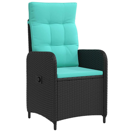 Vidaxl tuin loungeset 2 st pe rattan en poeder-coated staal