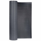 Vidaxl balkon scherm 600 x 100 cm poly rattan donkergrijs