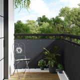 Vidaxl balkon scherm met oogjes 1000 x 100 cm poly rattan